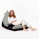 ATELIER DEL SOFA Baštenski lazy bag Pyramid big bed, siva - 248FRN1204