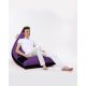 ATELIER DEL SOFA Baštenski lazy bag Pyramid big bed, ljubičasta - 248FRN1206