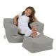 ATELIER DEL SOFA Baštenski lazy bag za decu 2u1 Kids single seat, siva - 248FRN1222
