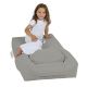 ATELIER DEL SOFA Baštenski lazy bag za decu 2u1 Kids single seat, siva - 248FRN1222