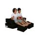 ATELIER DEL SOFA Baštenski lazy bag za decu 3u1 Kids double seat, crna - 248FRN1225