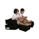 ATELIER DEL SOFA Baštenski lazy bag za decu 3u1 Kids double seat, crna - 248FRN1225