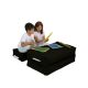 ATELIER DEL SOFA Baštenski lazy bag za decu 3u1 Kids double seat, crna - 248FRN1225