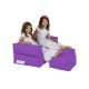 ATELIER DEL SOFA Baštenski lazy bag za decu 3u1 Kids double seat, ljubičasta - 248FRN1227