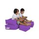 ATELIER DEL SOFA Baštenski lazy bag za decu 3u1 Kids double seat, ljubičasta - 248FRN1227