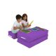 ATELIER DEL SOFA Baštenski lazy bag za decu 3u1 Kids double seat, ljubičasta - 248FRN1227