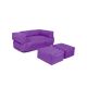 ATELIER DEL SOFA Baštenski lazy bag za decu 3u1 Kids double seat, ljubičasta - 248FRN1227