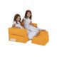 ATELIER DEL SOFA Baštenski lazy bag za decu 3u1 Kids double seat, narandžasta - 248FRN1229
