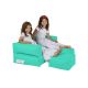 ATELIER DEL SOFA Baštenski lazy bag za decu 3u1 Kids double seat, tirkizna - 248FRN1230