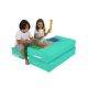 ATELIER DEL SOFA Baštenski lazy bag za decu 3u1 Kids double seat, tirkizna - 248FRN1230