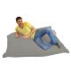 ATELIER DEL SOFA Baštenski jastuk Cushion 100x100cm, siva - 248FRN1274
