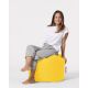 ATELIER DEL SOFA Baštenski lazy bag - tabure Square, žuta - 248FRN1305