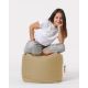 ATELIER DEL SOFA Baštenski lazy bag - tabure Square, krem - 248FRN1309