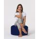 ATELIER DEL SOFA Baštenski lazy bag - tabure Round, tamnoplava - 248FRN1313
