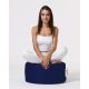 ATELIER DEL SOFA Baštenski lazy bag - tabure Round, tamnoplava - 248FRN1313