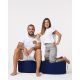 ATELIER DEL SOFA Baštenski lazy bag - tabure Round, tamnoplava - 248FRN1313