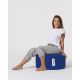 ATELIER DEL SOFA Baštenski lazy bag - tabure Round, plava - 248FRN1314