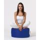 ATELIER DEL SOFA Baštenski lazy bag - tabure Round, plava - 248FRN1314