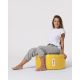 ATELIER DEL SOFA Baštenski lazy bag - tabure Round, žuta - 248FRN1317