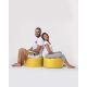 ATELIER DEL SOFA Baštenski lazy bag - tabure Round, žuta - 248FRN1317