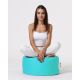 ATELIER DEL SOFA Baštenski lazy bag - tabure Round, tirkizna - 248FRN1319