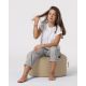 ATELIER DEL SOFA Baštenski lazy bag - tabure Round, krem - 248FRN1321
