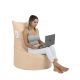 ATELIER DEL SOFA Baštenski lazy bag Balina, bež - 248FRN1349