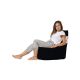 ATELIER DEL SOFA Baštenski lazy bag za decu Baton, crna - 248FRN1402