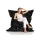 ATELIER DEL SOFA Baštenski lazy bag - jastuk Giant EMC2, crna - 248FRN1595