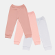 Mafimi Pamučne Pantalonice set od 3 - puder, kajsija, bela - P-1261