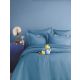 DEKOR DOM Komplet posteljina 200x220cm Issimo saten Double Simply Satin, plava - 040682