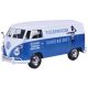 MOTOR MAX Metalni model kombija 1:24 Volkswagen Type 2 Customer service blue - 25-79573