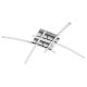 Rabalux Plafonjera Alexis LED 4x 6W hrom (2503) - 2503