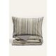 STEFAN Set posteljine 200x200cm Vintage7, maslinasta - 251-vintage7