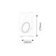 RABALUX Zidna lampa Gia bela, E14 40W - 2519