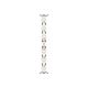XIAOMI Narukvica za Mi Smart Band 8 Chain Strap, bela - 6941812727942