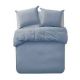 VIKTORIJA Jorganska navlaka i 2 jastučnice flanel blue double - VLK000255-green-1