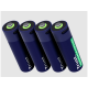 TRUST Punjive baterija USB-C 4P - AA, (4 kom), USB-C kabel 4P, crna - 25631-1-1