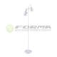 FORMA Podna lampa 2xE27 DF4803-2F WH - 000196-1