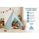 EDDY TOYS Tipi šator za decu plavi 120x120x150 cm - EP3270758