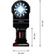 BOSCH List testere za multifunkcionalne alate od 40 x 32 mm Expert MetalMax AIZ 32 AIT - 2608900014