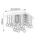 Rabalux Plafonjera Corinna E14 3x MAX 40W hrom (2617) - 2617