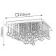 Rabalux Plafonjera Corinna E14 5x MAX 40W hrom (2618) - 2618