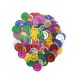 Dekorativne konfete smiley 14x14mm 14g unl-0853 - 26242