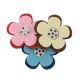 UNI LINE Dekorativni cvetovi filc 46x48mm 3kom unl-0892 - 26281-1