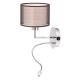 Rabalux Zidna lampa Anastasia E27 1x MAX 60 + LED 1W hrom (2629) - 2629