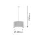 Rabalux Visilica Anastasia E27 1x MAX 60W hrom (2632) - 2632