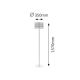 Rabalux Podne lampe Anastasia E27 1x MAX 60W hrom (2633) - 2633