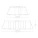 INTEX Bazen pravougaoni Prism Frame sa pumpom 488x244x107 cm, 26792NP - 26792NP