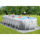 INTEX veliki porodični bazen sa pumpom, merdevina, pvc 6.1m x 3.05m x 1.22m prism frame oval pool set - 54677